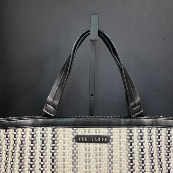 Ted Baker Woven Tote Bag with Pouch - Picture 2 of 16